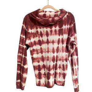 Anthropologie Pilcro Cowl Neck Tie Dye Thermal Size XS EUC P0681